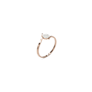 18K Prathik Diamond Gold Ring