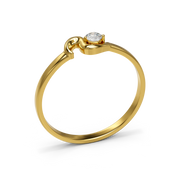 22K Clementine Gold Ring