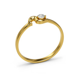 22K Clementine Gold Ring