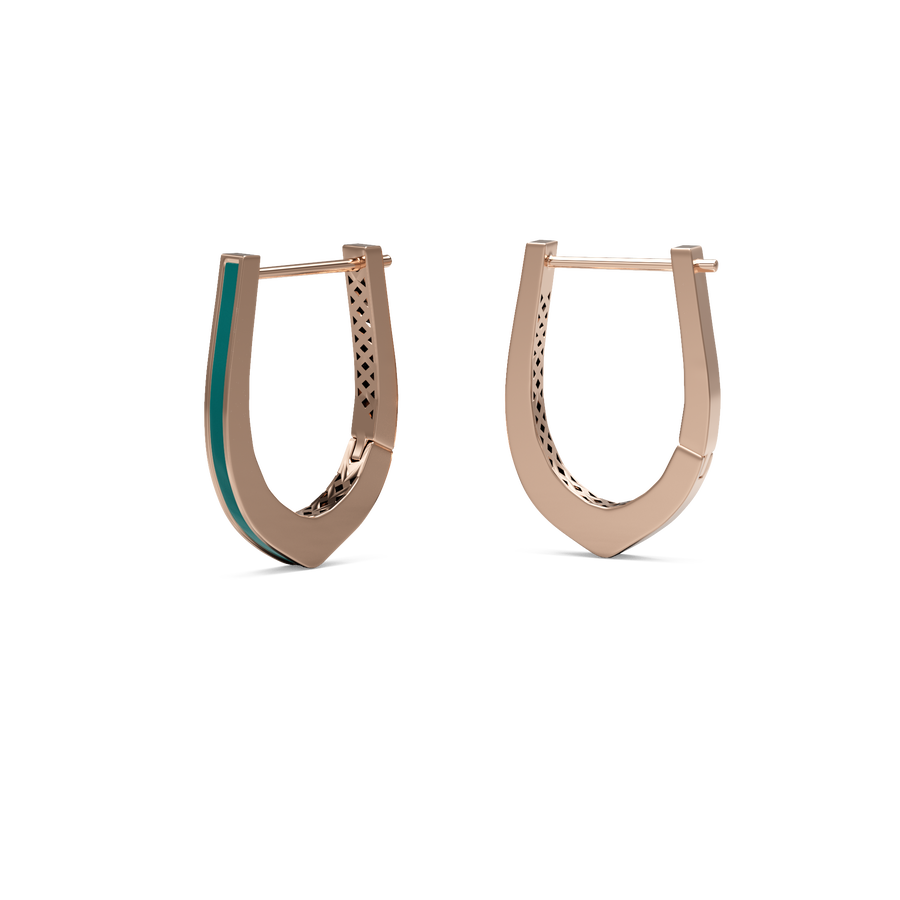 18K Stiles Gold Earring