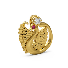 22K Swavy Gold Pendant