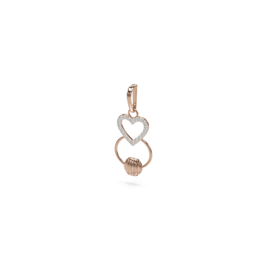 18K Aislinn Diamond Gold Pendant