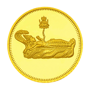 22kt 1g Lord Ananthapadmanabha Gold Coin