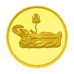 22kt 2g Lord Ananthapadmanabha Gold Coin
