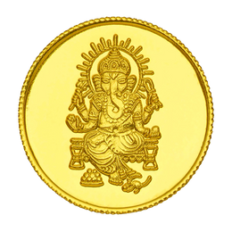 22kt 1g Lord Ganesha Gold Coin