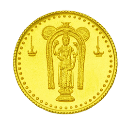 22kt 1g Lord Guruvayoorappan Gold Coin