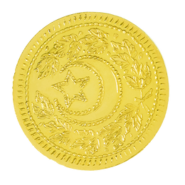22kt 1g Moon Star Gold Coin