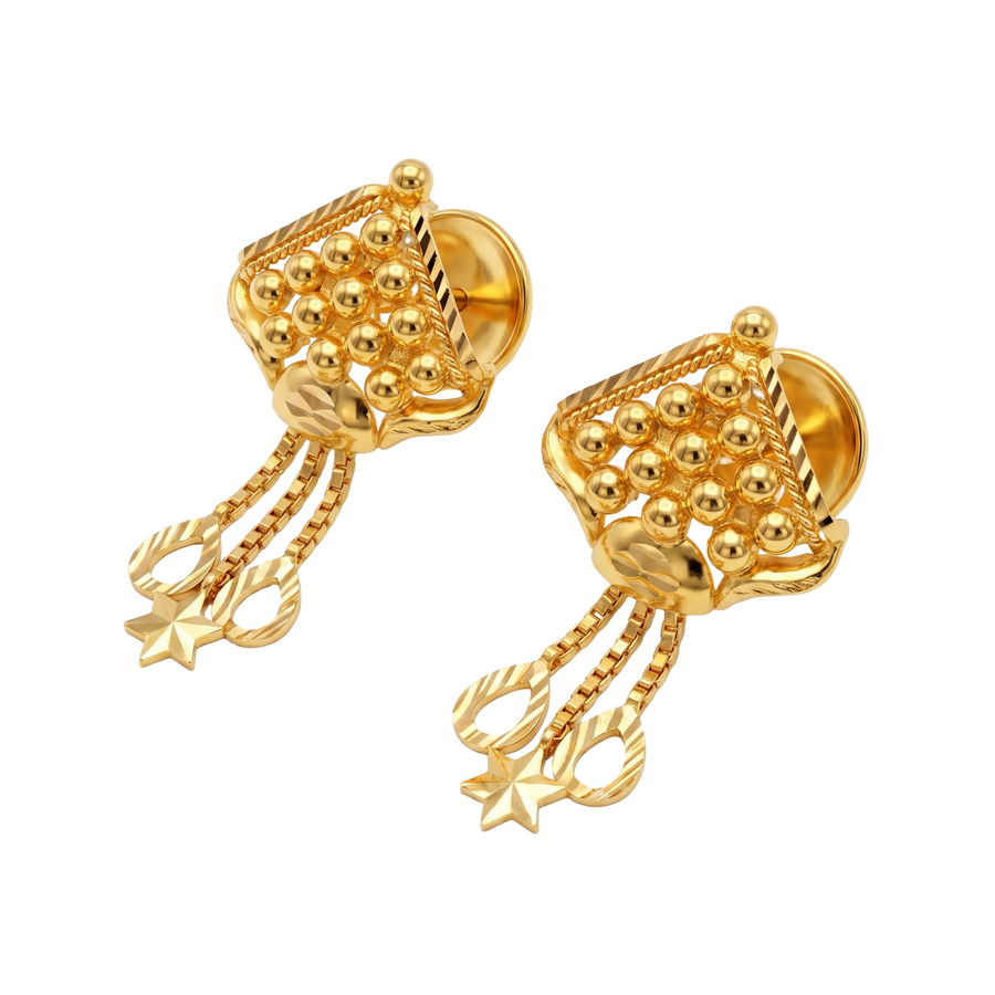 22K Saanvi Gold Earring