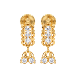 22K Jimiki Gold Earring