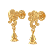 22K Dhara Gold Earring