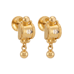 22K Azra Gold Earring