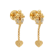 22K Bennett Gold Earring