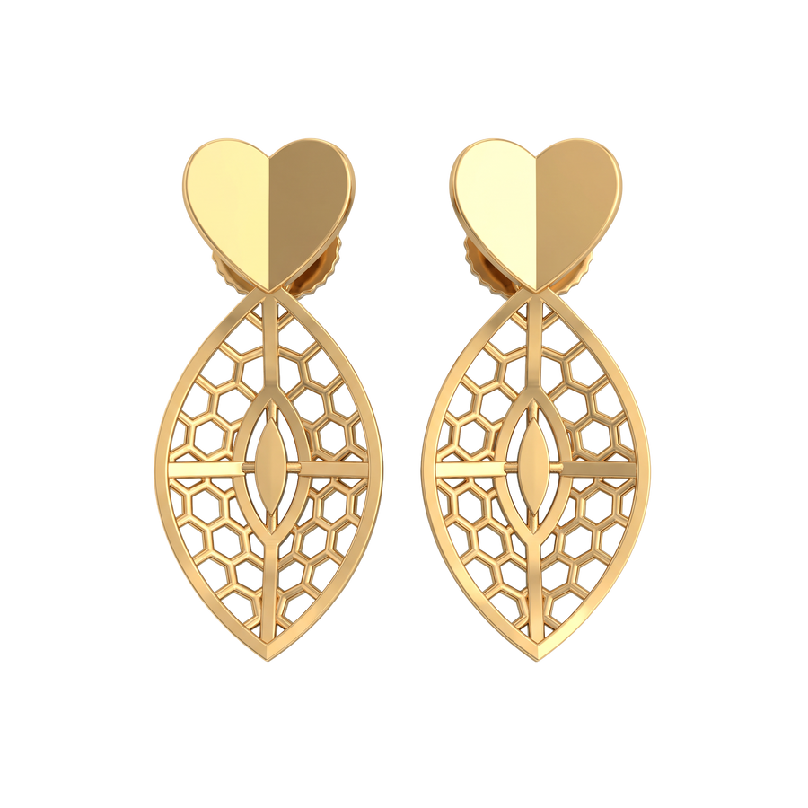 22K Kashton Gold Earring