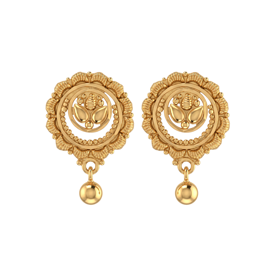 22K Jovie Gold Earring