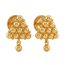 22K Chinmayi Gold Earring