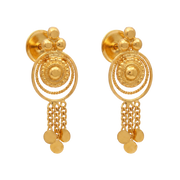 22K Ira Gold Earring