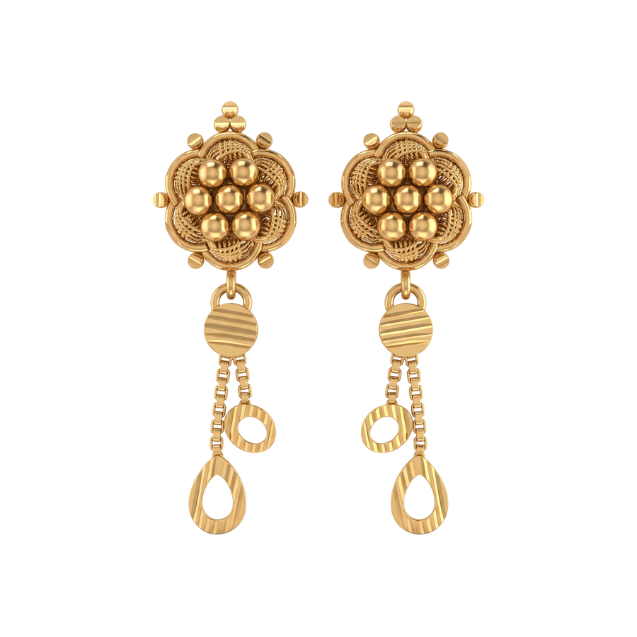 22K  Amoura Gold Earring