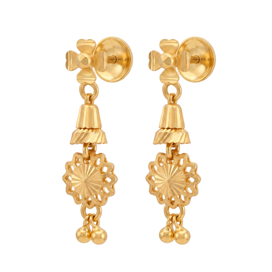 22K Garima Gold Earring