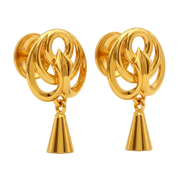 22K Quinn Gold Earring