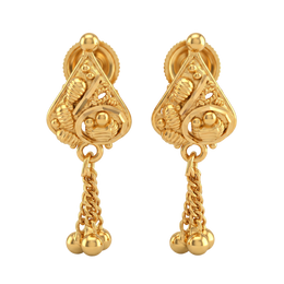 22K Anant Gold Earring