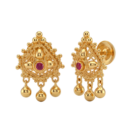 22K Corbin Gold Earring