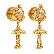22K  Zaid Gold Earring