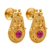 22K Cillian Gold Earring