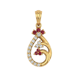 22K Aadhya Gold Locket