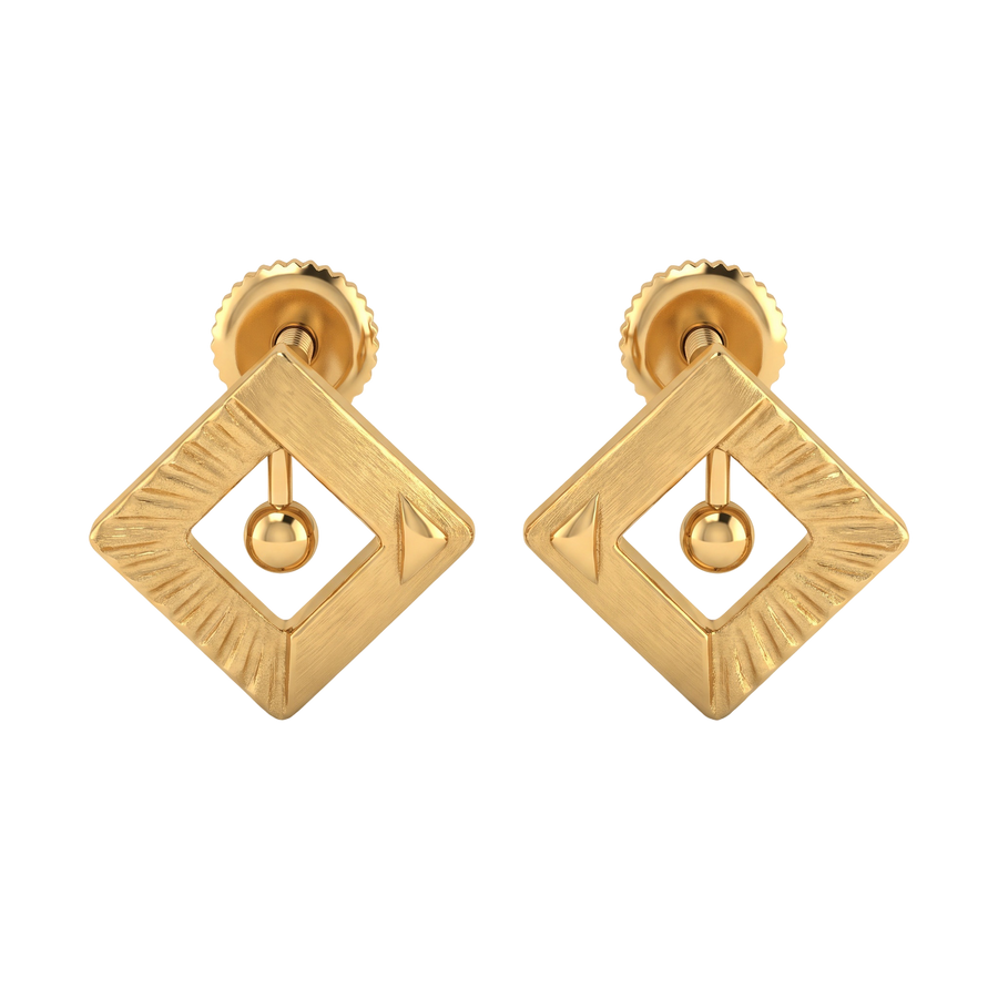 22K Mira Gold Earring