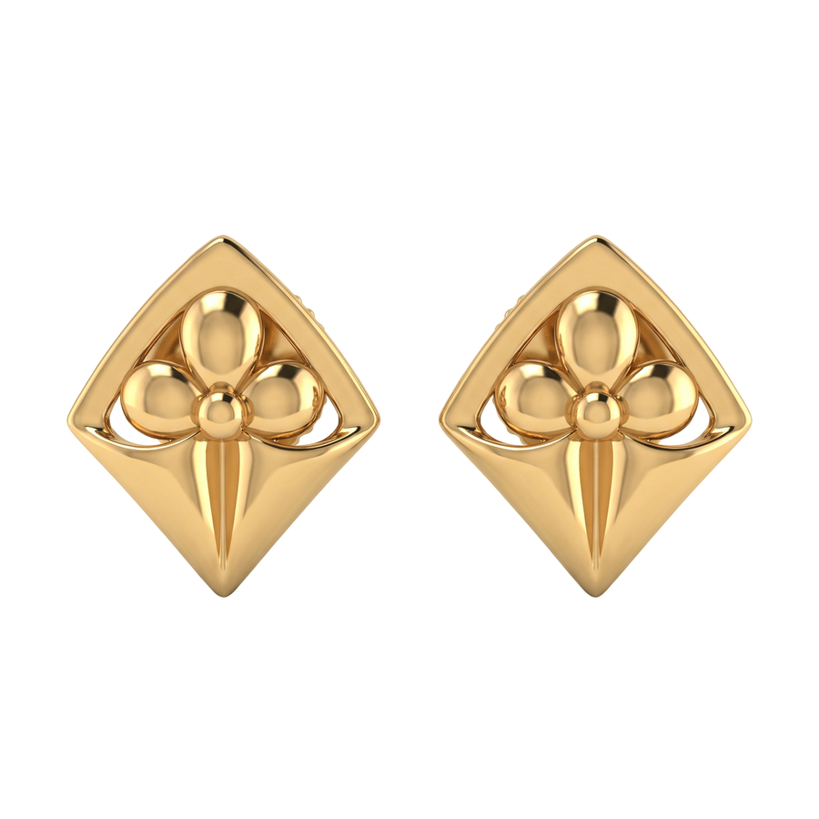 22K Nadia Gold Earring