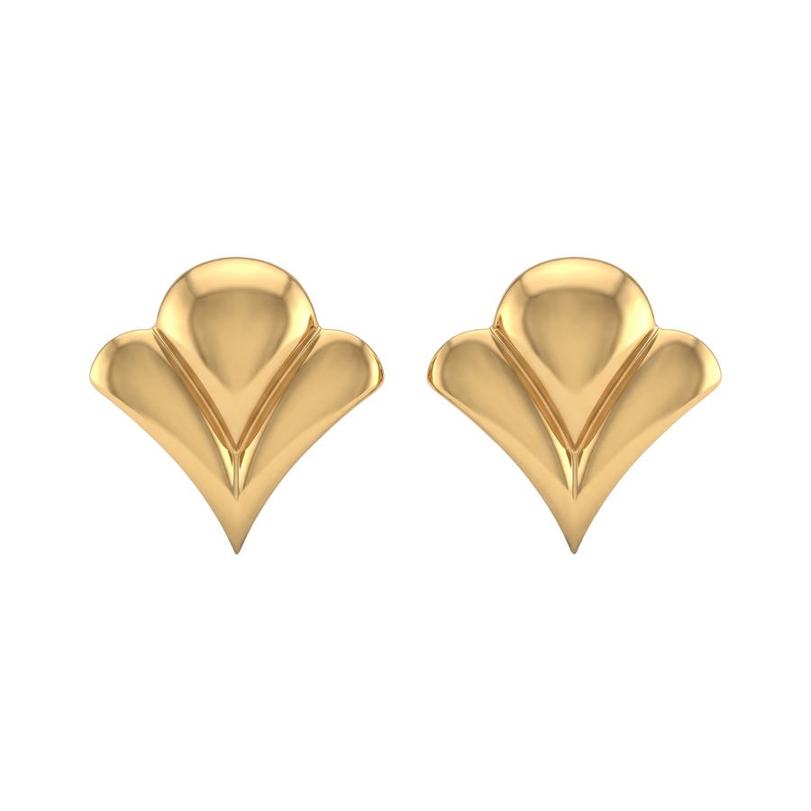 22K Shiloh Gold Earring