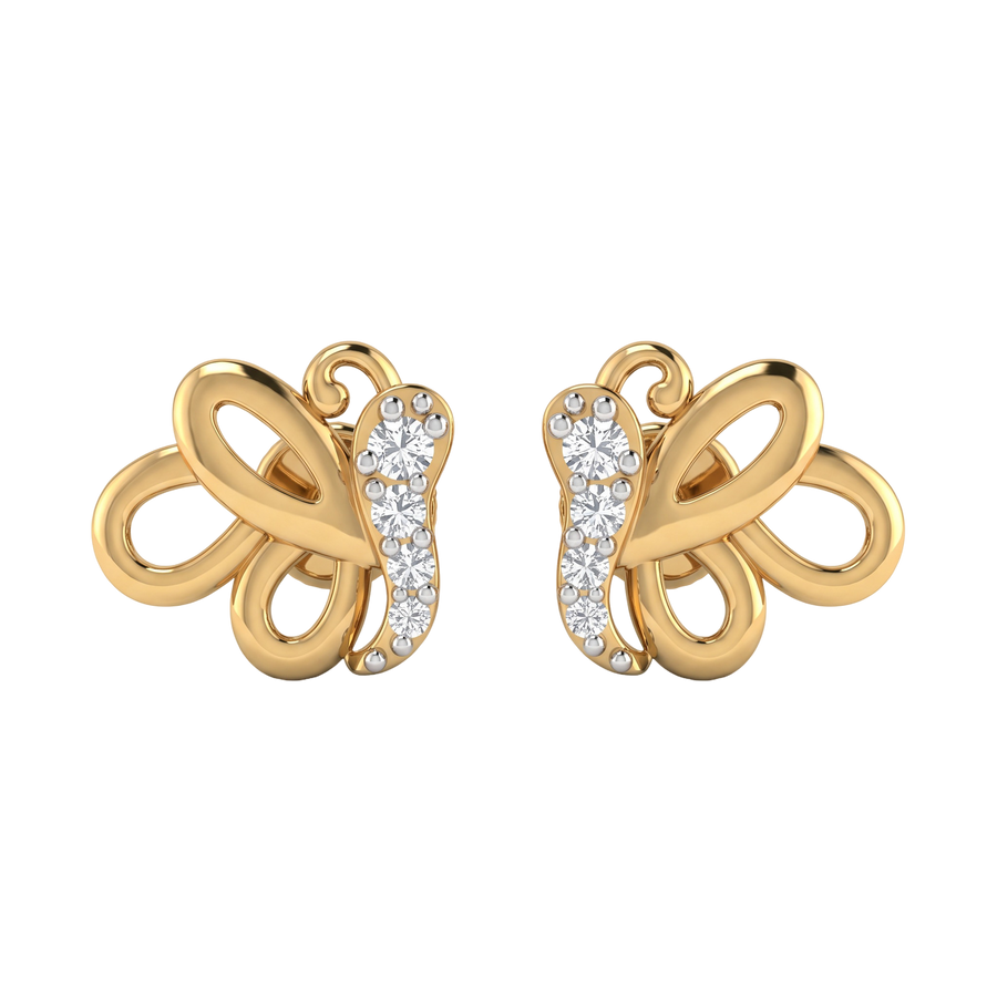 22K Quinn Gold Earring