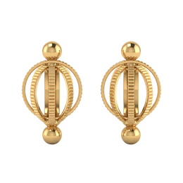 22K Hazel Gold Earring