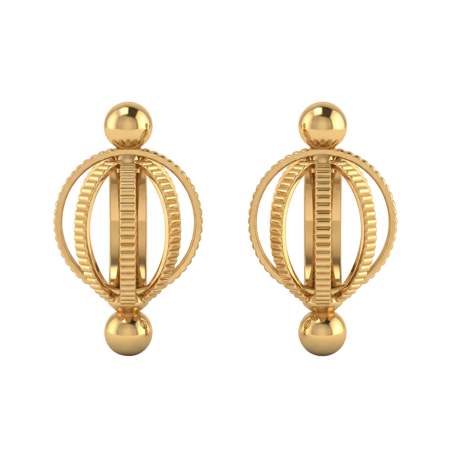 22K Hazel Gold Earring