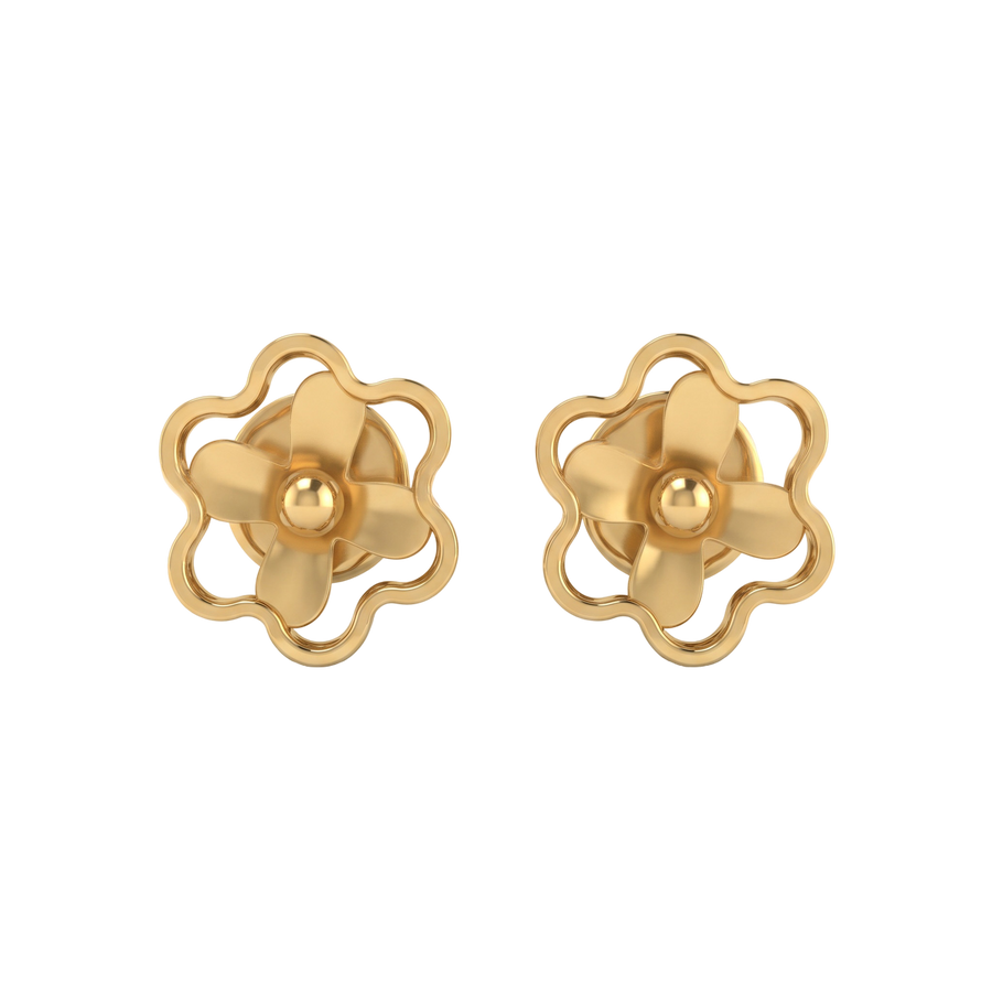 22K Zivah Gold Earring