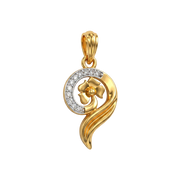 22K Hansy Gold Pendant