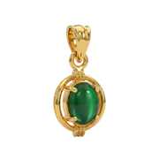 22K Emerald Gold Locket