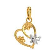 22K Love Bird Gold Locket
