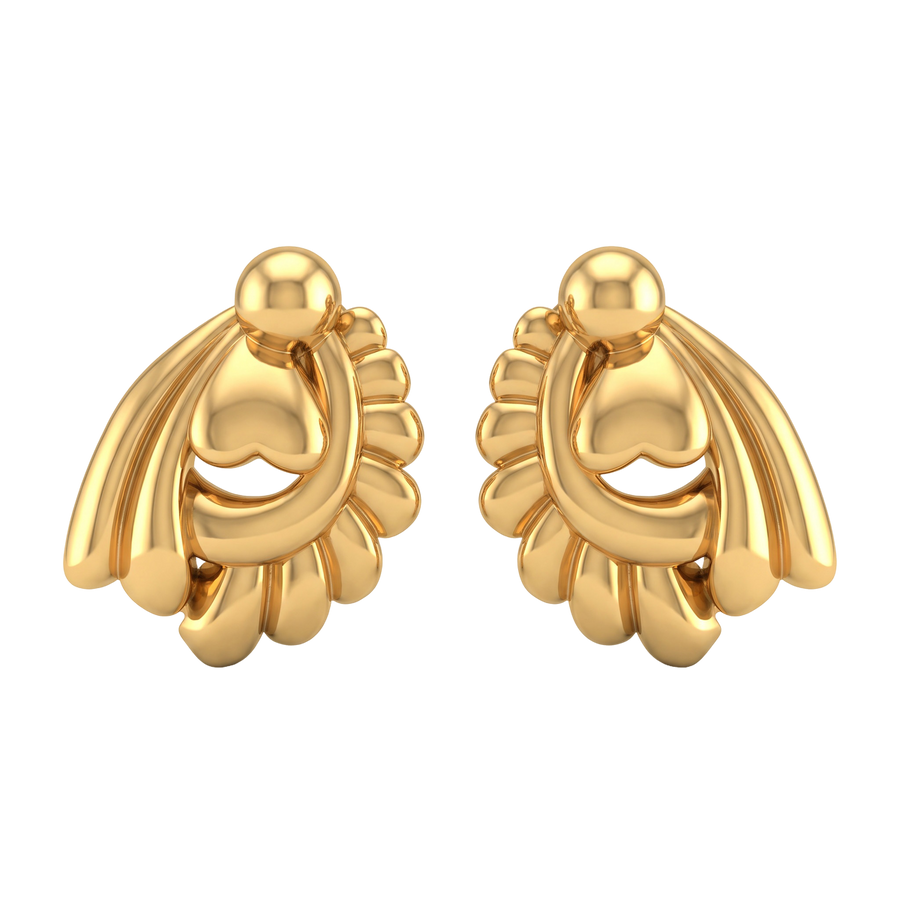 22K Helena Gold Earring