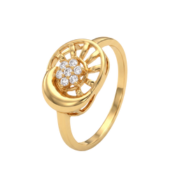 22K Caden Gold Ring