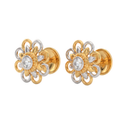 22K Pleasant Gold Earring