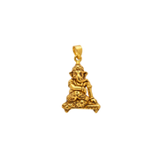22K Vinayaka Gold Pendent