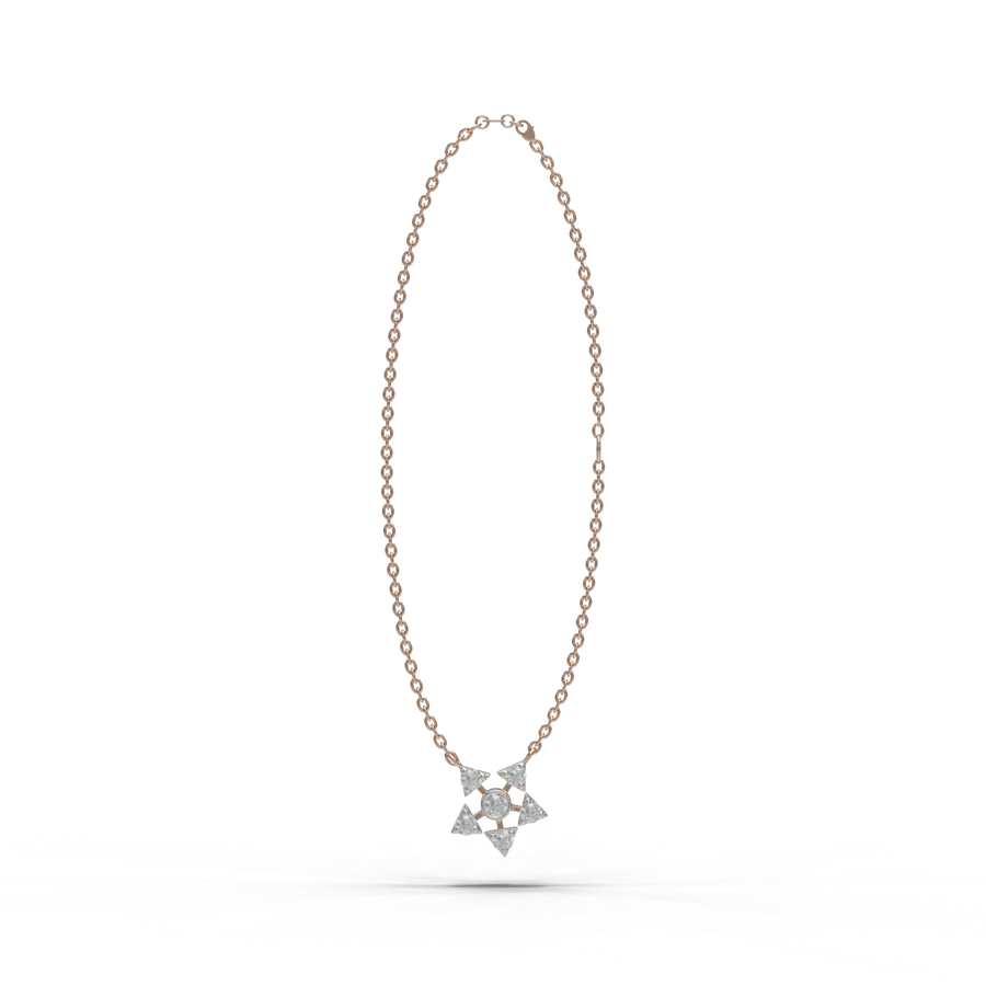 18K Hardha Diamond Gold Necklace