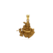 22K Krishna Gold Pendant