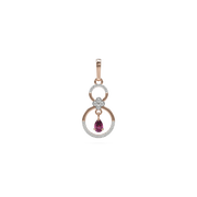 18K Susan Diamond Gold Pendant