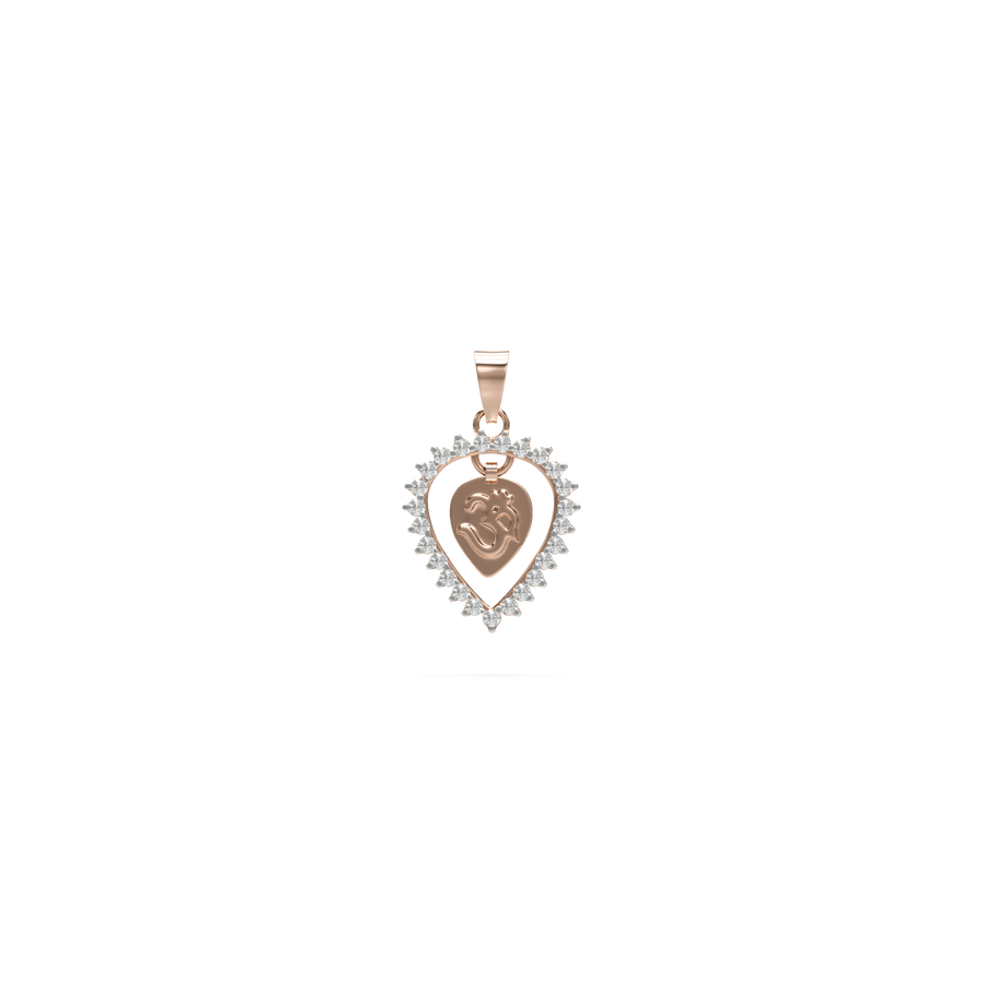 18K Sloane Diamond Gold Pendant