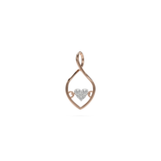 18K Willow Diamond Gold Pendant