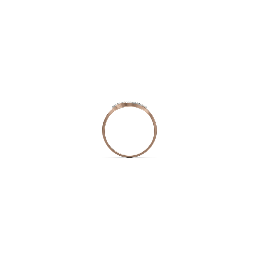 18K Krithika Diamond Gold Ring