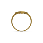 22K Swan Gold Ring
