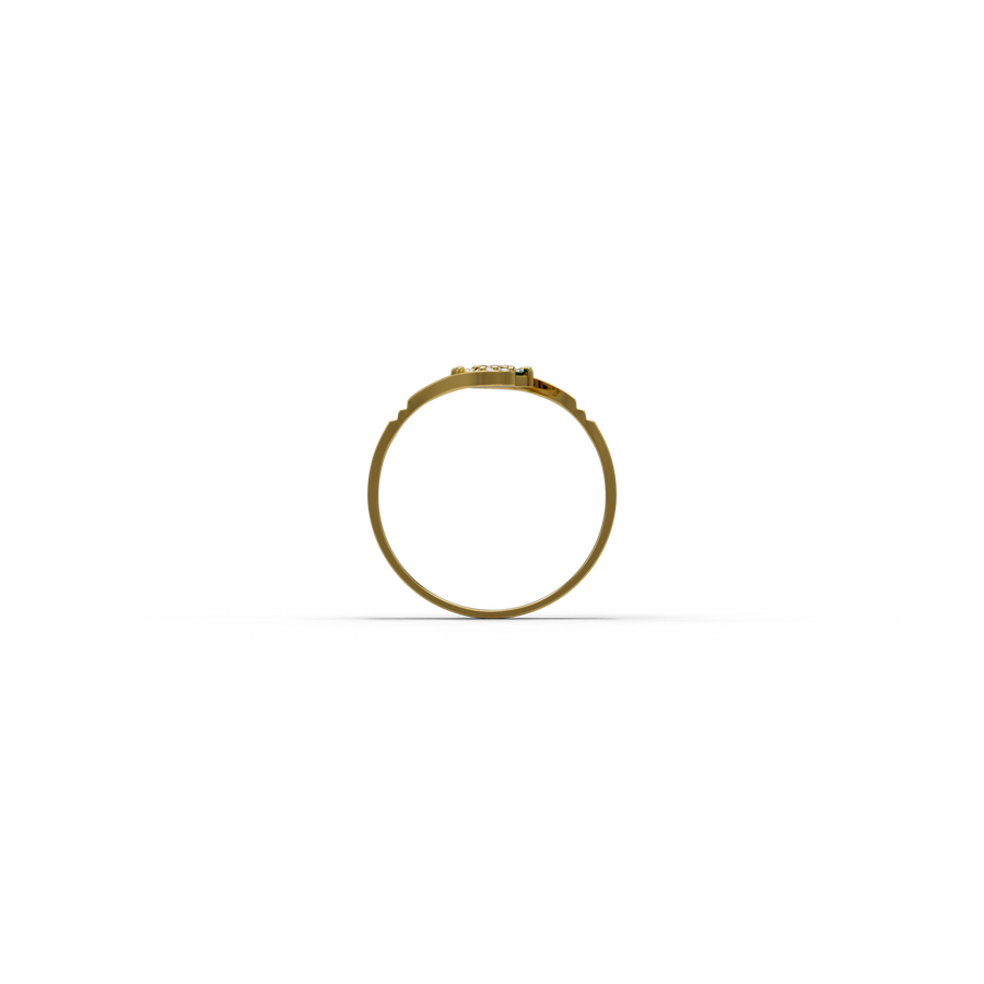 22K Navaratna 7 Gold Ring